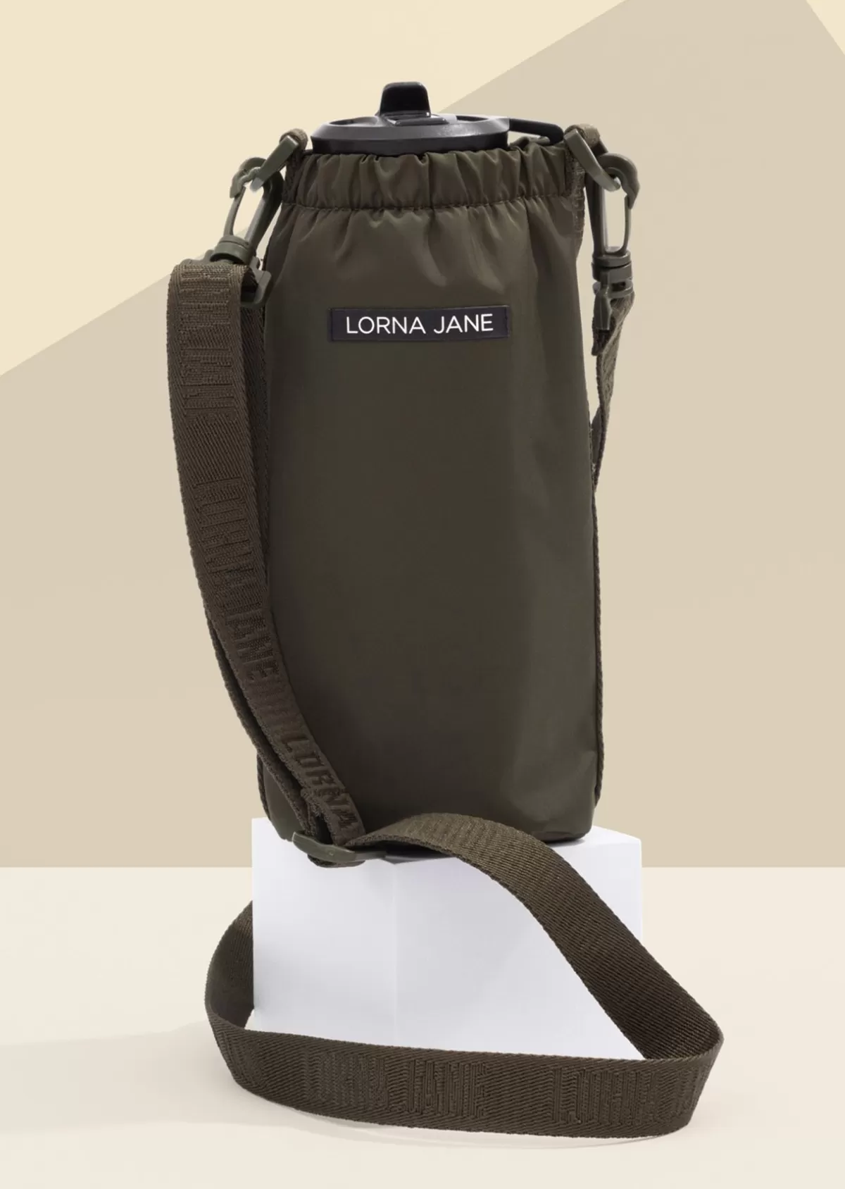 Lorna Jane Accessories*Active Crossbody Water Bottle Bag LuxuryGreen