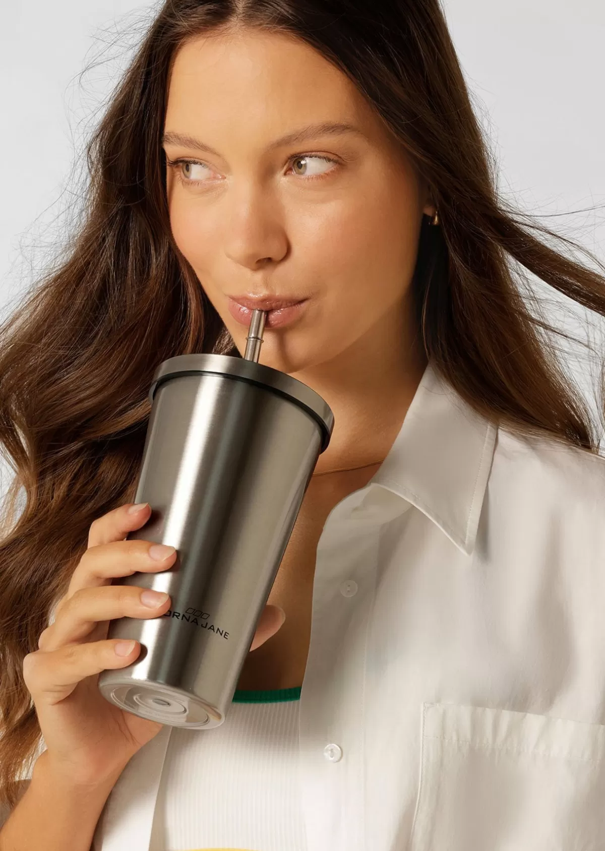 Lorna Jane Accessories*Active Living Tumbler Silver