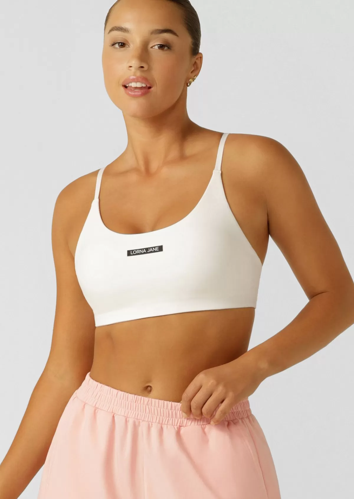 Lorna Jane Sports Bras*Adaptable Recycled Sports Bra Porcelain