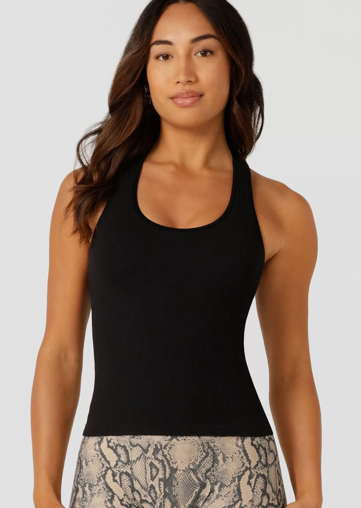 Lorna Jane Tanks | Bra Tank Combo*All Sports Seamless Waffle Bra Tank Combo Black