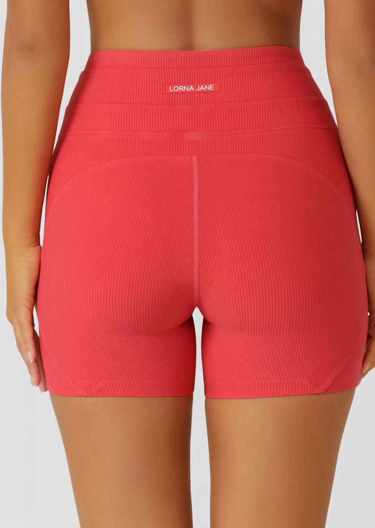 Lorna Jane Shorts | Bike Shorts*Amplify Washed Rib 12cm Bike Shorts WashedGinger