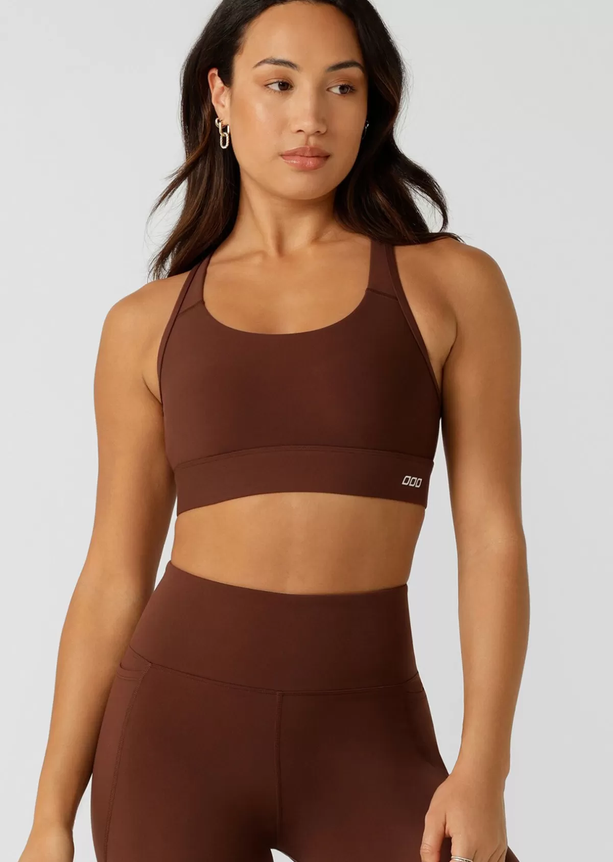 Lorna Jane Sports Bras*Amy Maximum Support Sports Bra Truffle