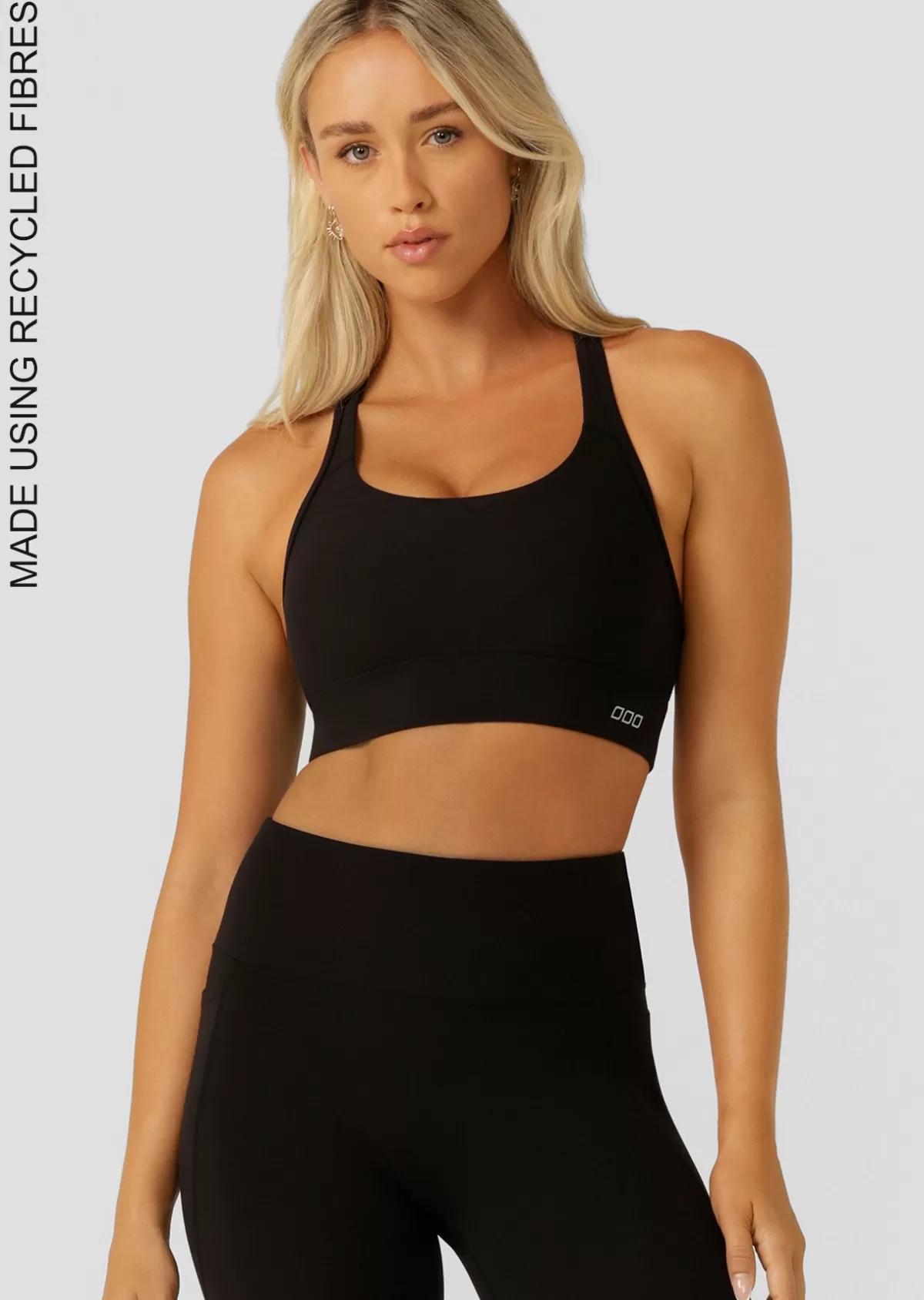 Lorna Jane Sports Bras*Amy Maximum Support Sports Bra RecycledBlack