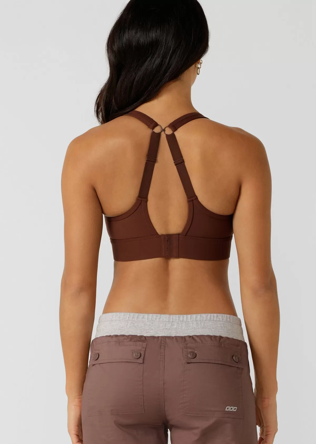 Lorna Jane Sports Bras*Amy Maximum Support Sports Bra Truffle