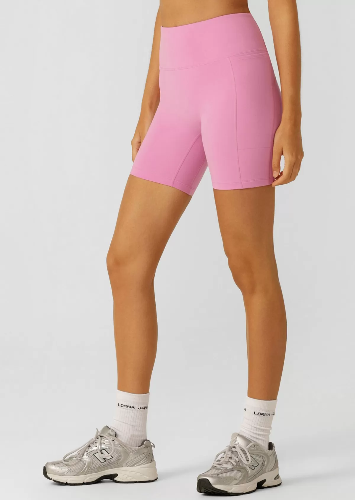 Lorna Jane Shorts | Bike Shorts*Amy No Ride Phone Pocket 14cm Bike Shorts PinkMauve