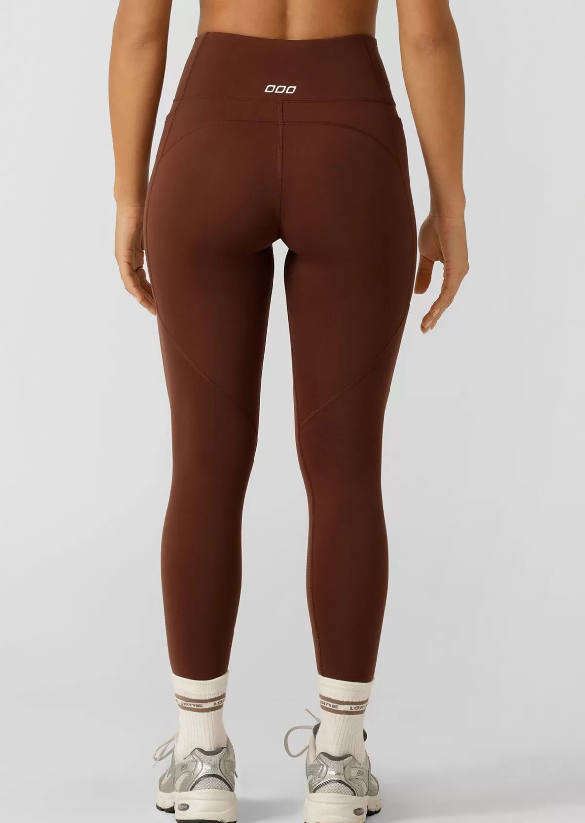 Lorna Jane Tights And Leggings*Amy Phone Pocket Ankle Biter Tech Leggings Truffle