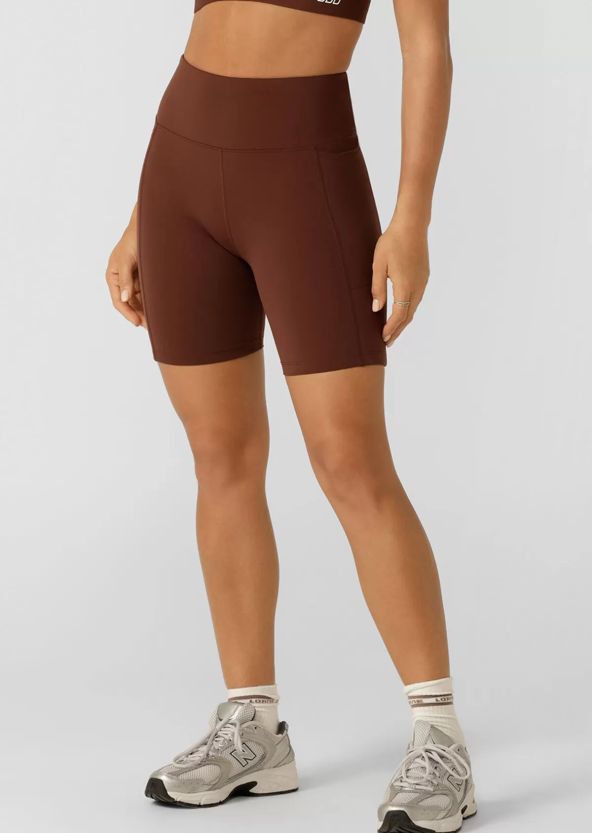 Lorna Jane Shorts | Bike Shorts*Amy Phone Pocket Tech Bike Short Truffle