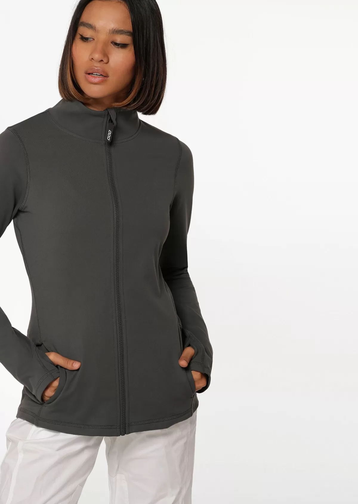 Lorna Jane Thermal | Jackets, Hoodies And Sweats*Amy Thermal Active Zip Through Jacket Titanium