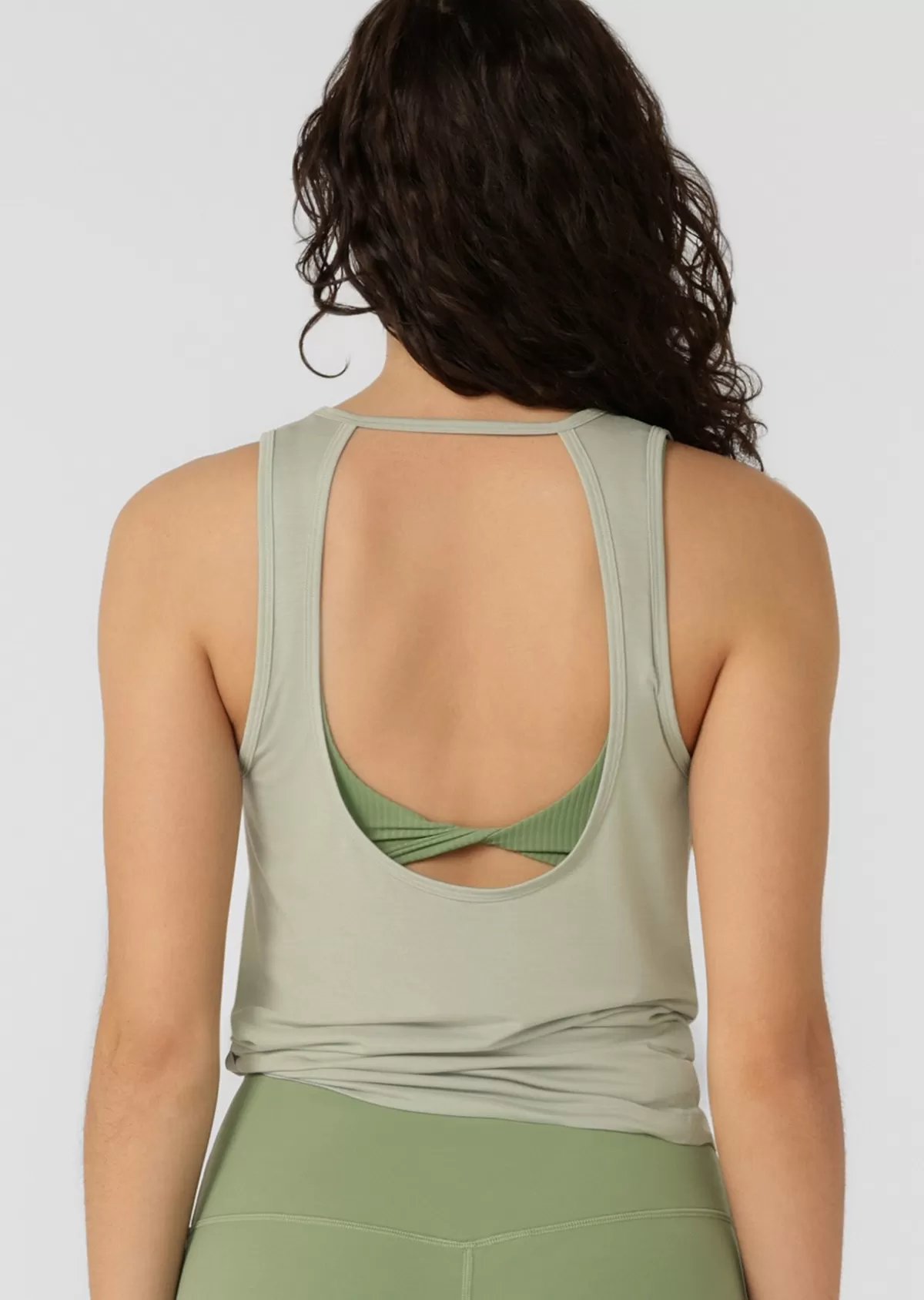 Lorna Jane Tanks*Breathwork Active Tank IcedMatcha