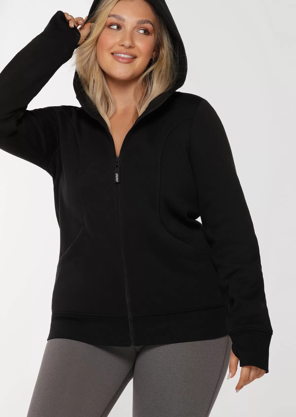 Lorna Jane Jackets, Hoodies And Sweats*Classic Zip Thru Hoodie Jacket Black