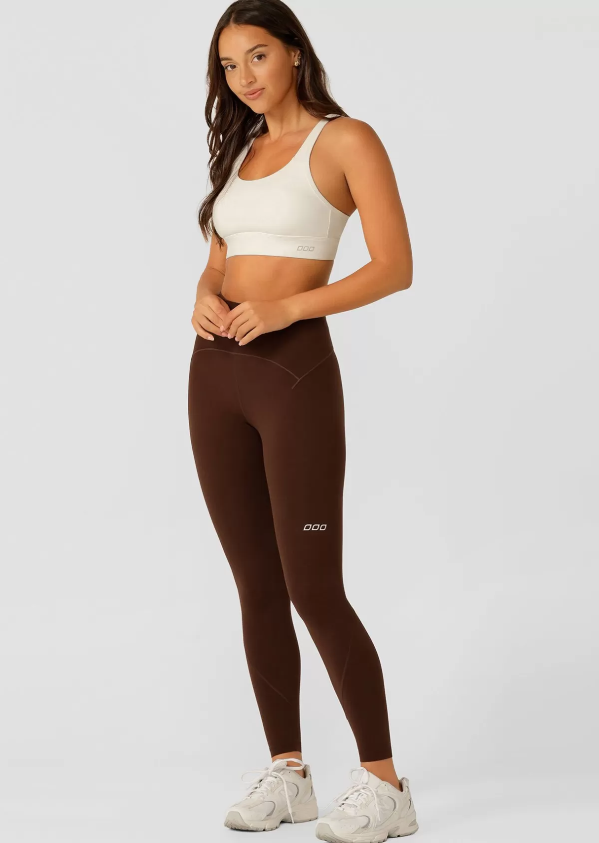 Lorna Jane Tights And Leggings*Contour Everyday Full Length Leggings Espresso