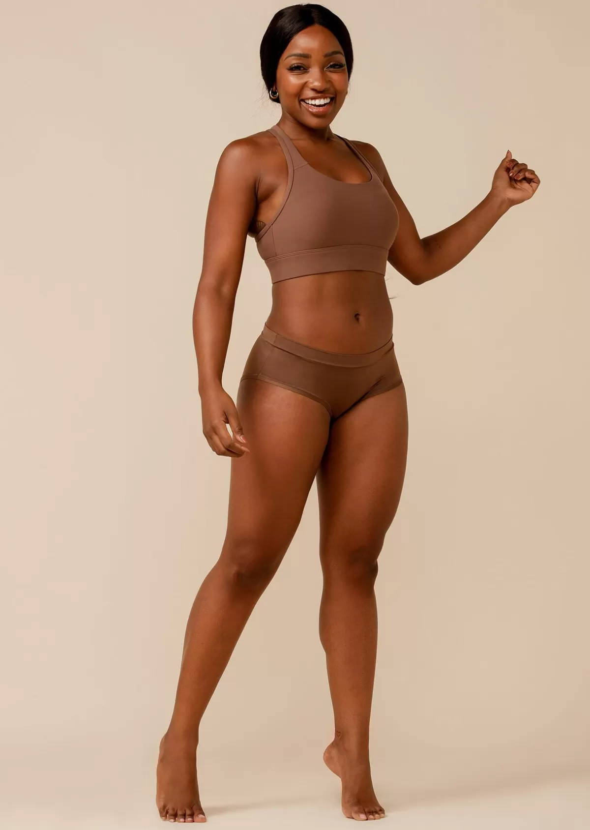 Lorna Jane Accessories*Feel Naked Brief Chocolate