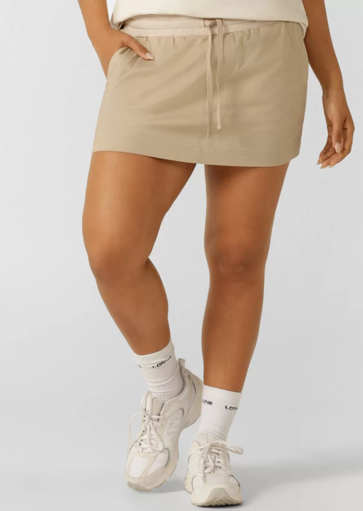 Lorna Jane Dresses & Skirts*Flashdance Mini Skirt OxfordTan