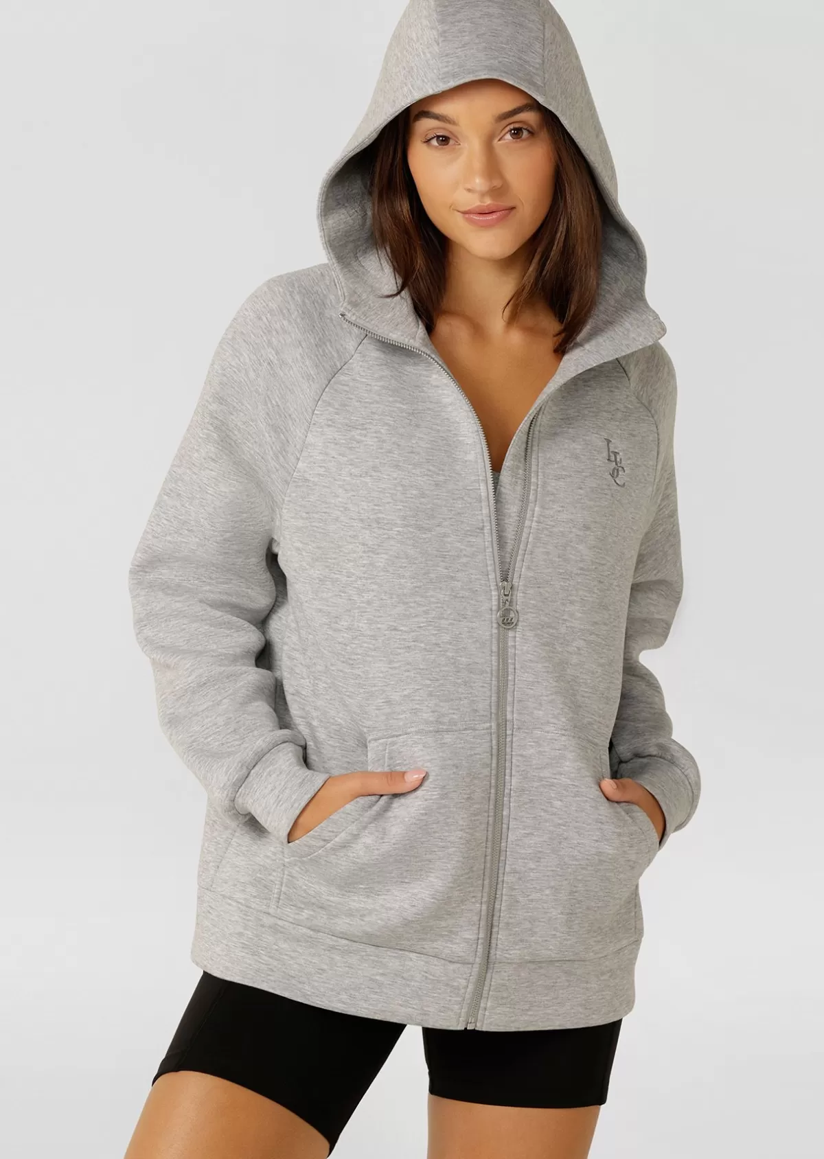 Lorna Jane Jackets, Hoodies And Sweats*Heritage Spacer Hoodie GreyMarl