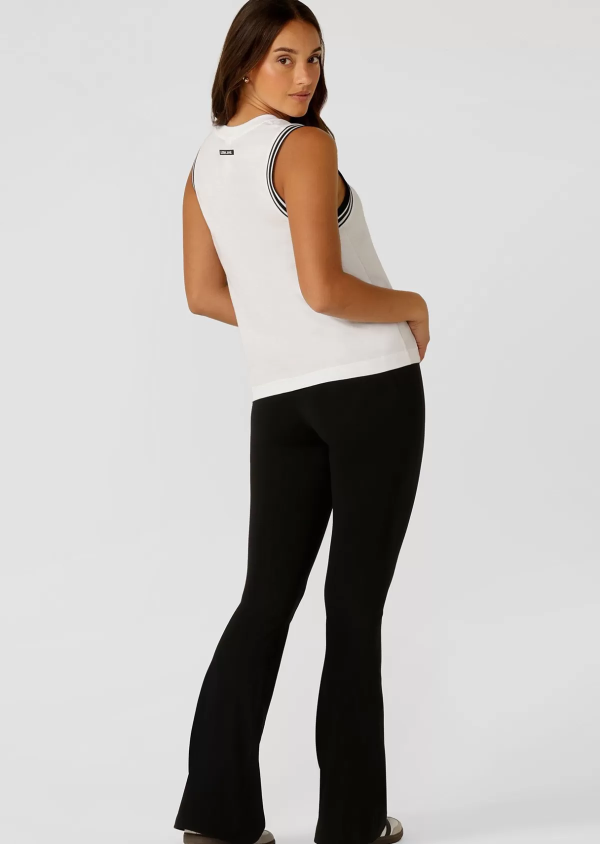 Lorna Jane Tanks*Heritage Transdry Sports Tank White