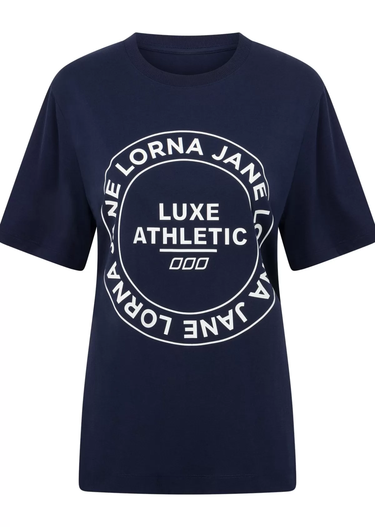 Lorna Jane Tops & Tees*Iconic Heritage Relaxed T-Shirt FrenchNavy