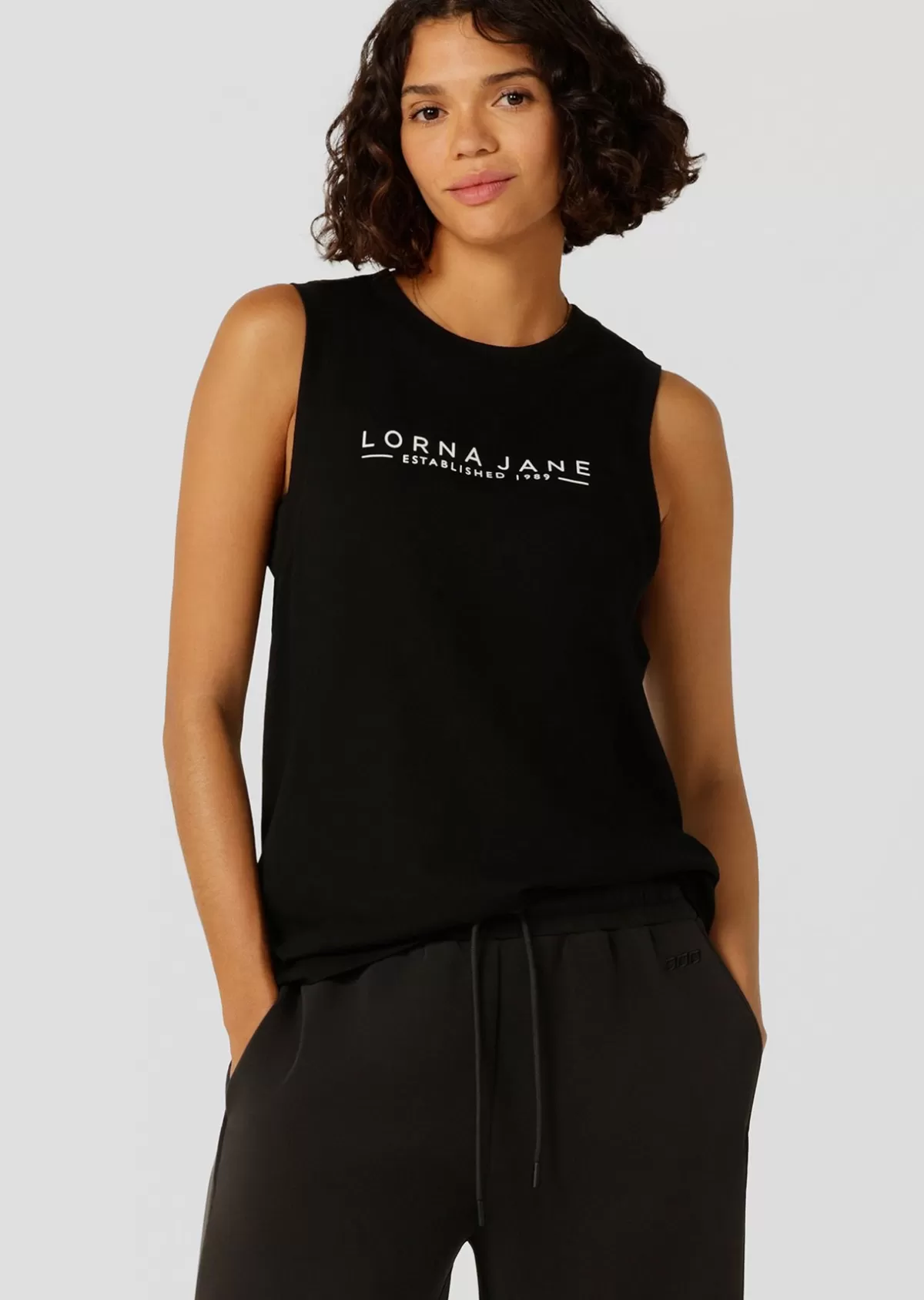 Lorna Jane Tanks | Muscle Tanks*Kickstart Muscle Tank Black