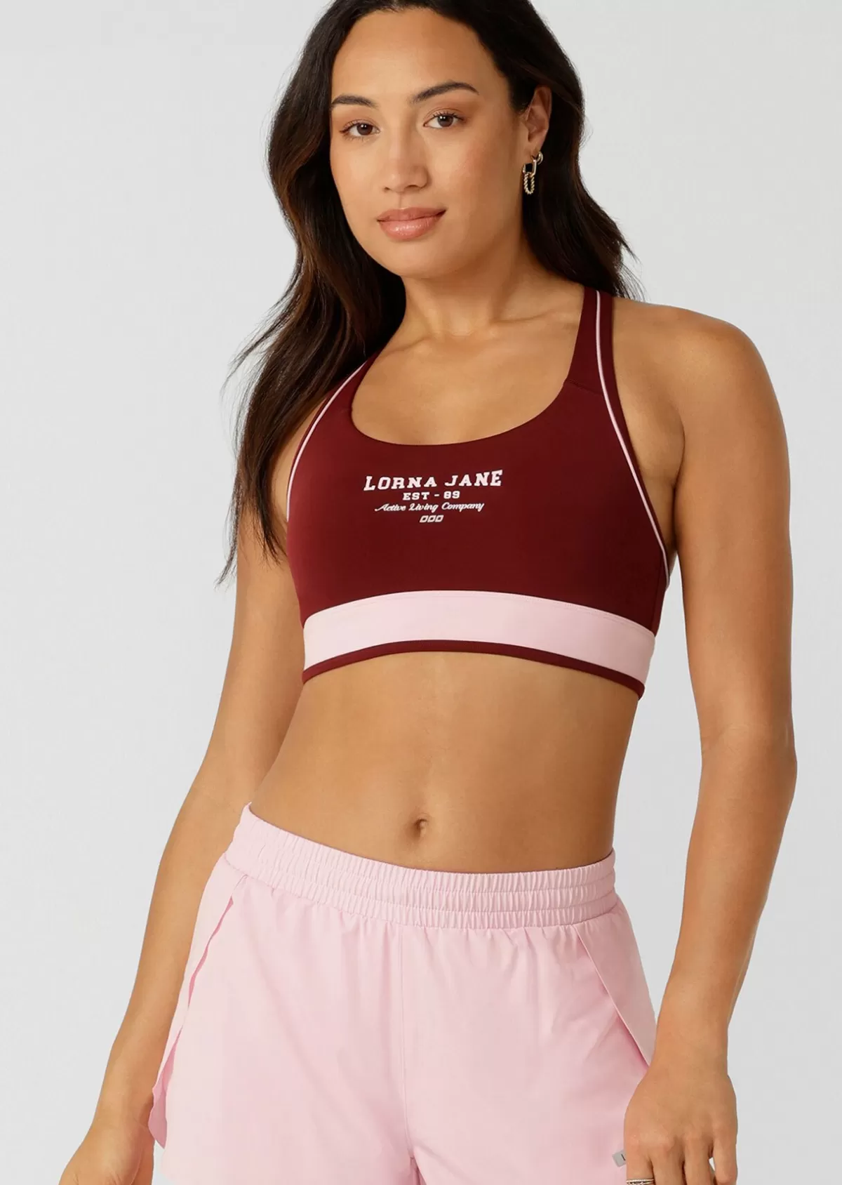 Lorna Jane Sports Bras*Limited Edition Amy Max Support Sports Bra Merlot