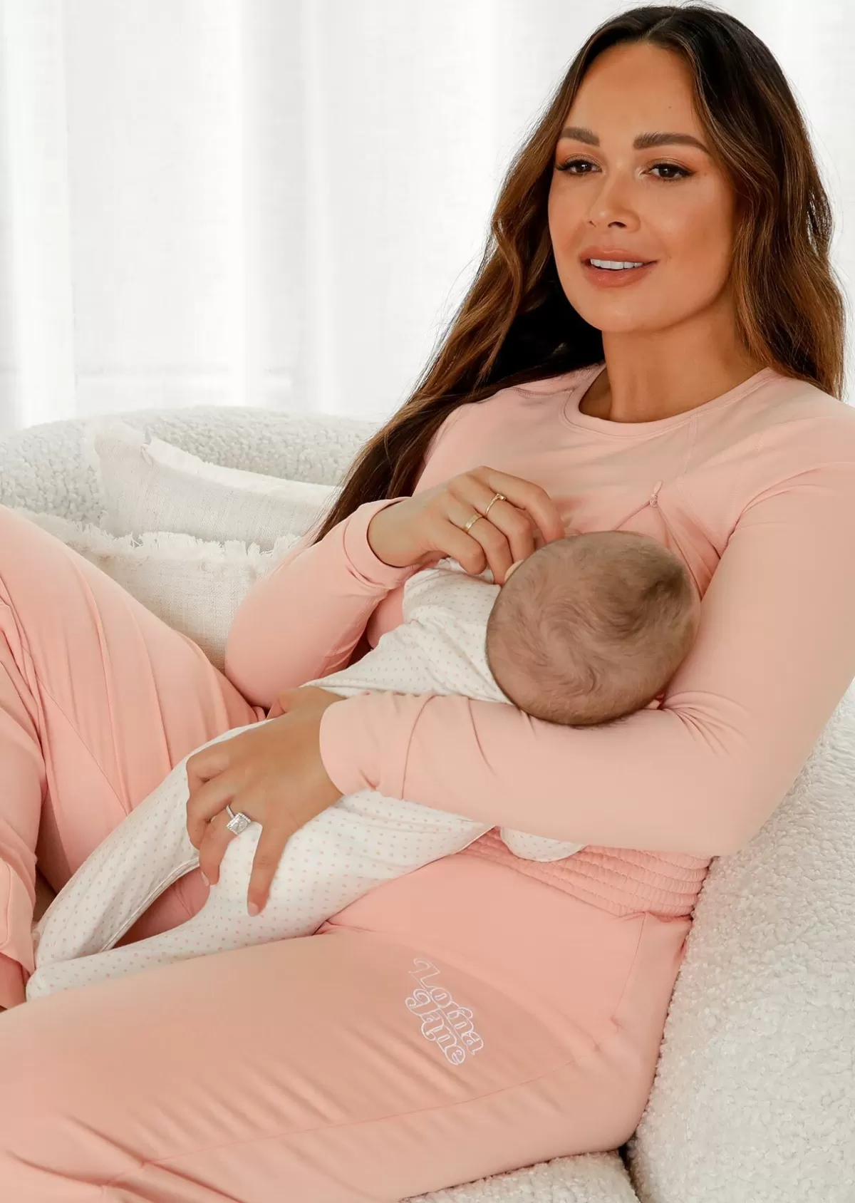 Lorna Jane Maternity*LJ Active Feeding Long Sleeve Top Ballerina