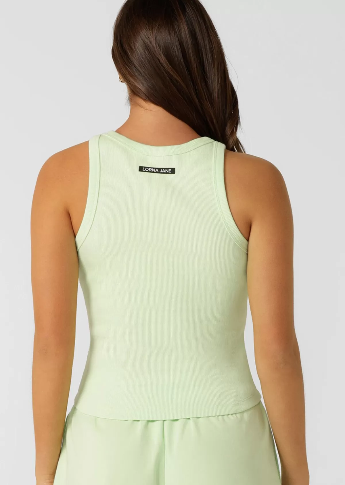 Lorna Jane Tanks*LJ Basics Rib Tank IceGreen