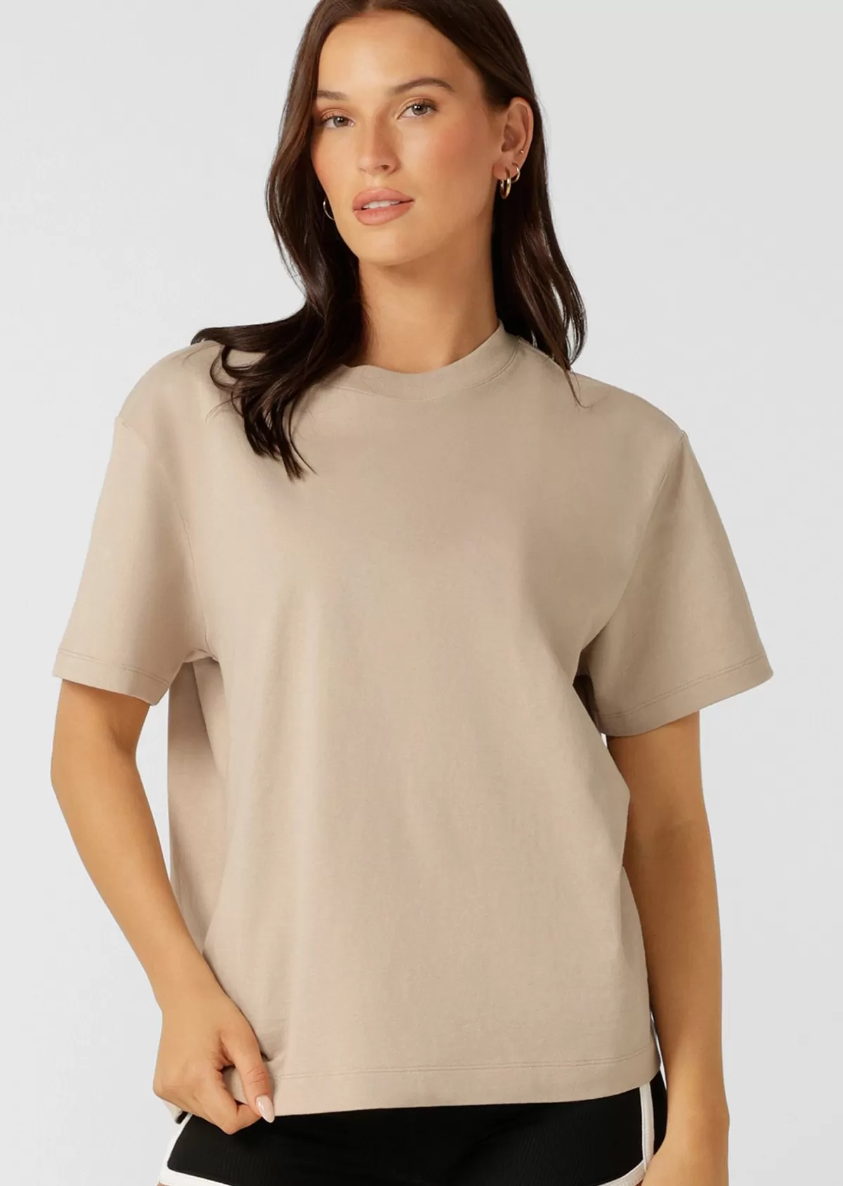 Lorna Jane Tops & Tees*LJ Basics T-shirt Latte