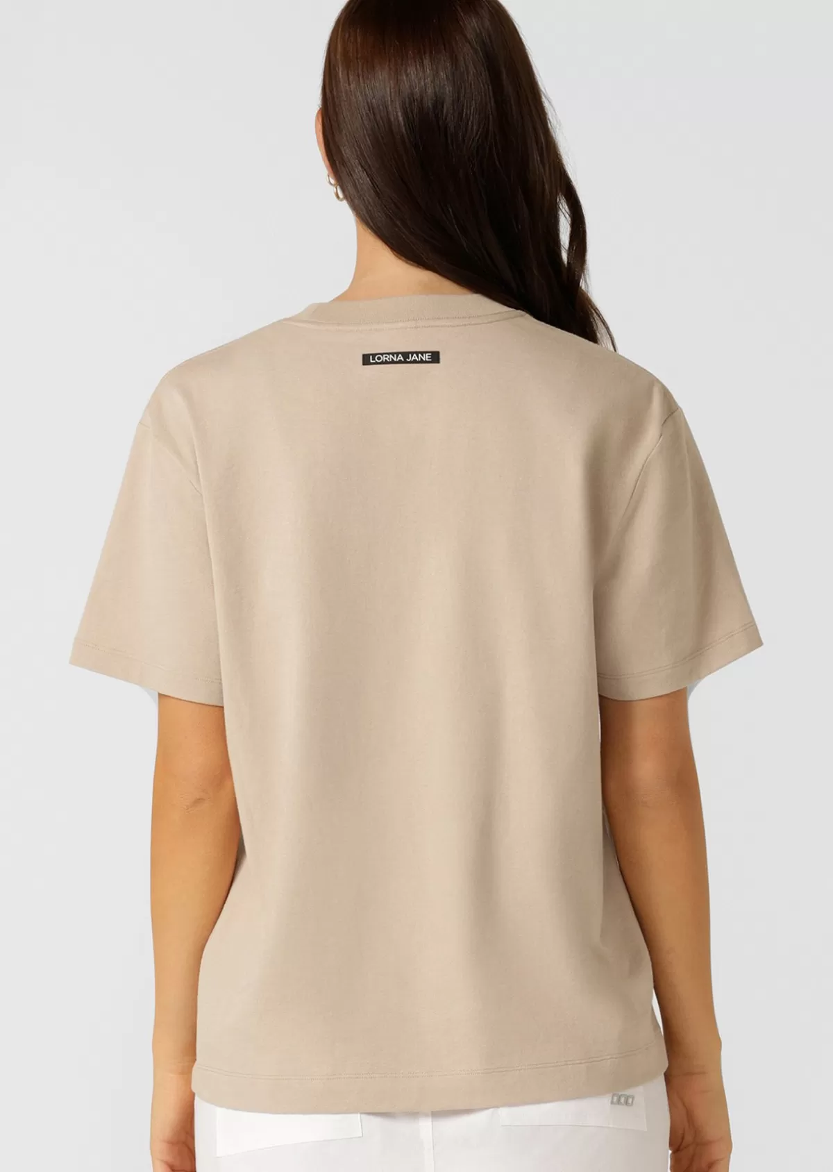 Lorna Jane Tops & Tees*LJ Basics T-shirt Latte