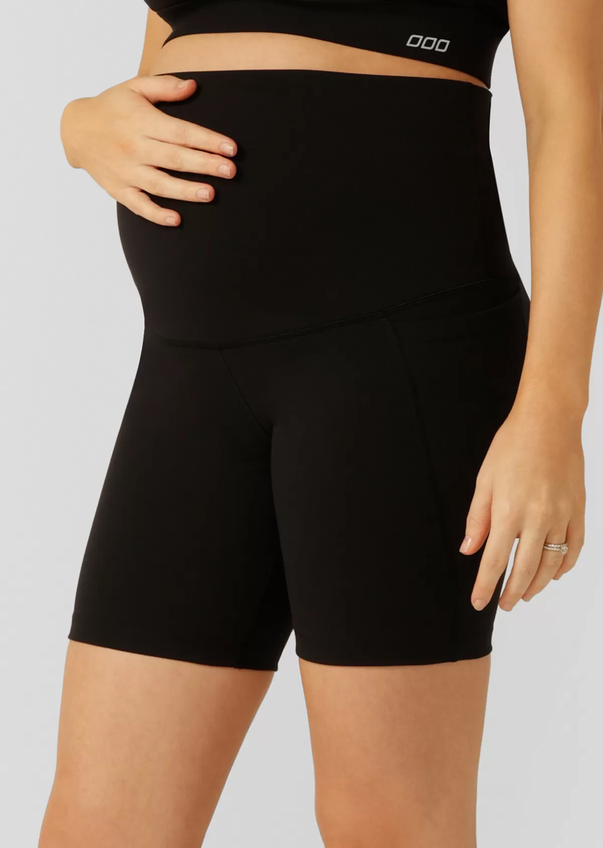 Lorna Jane Shorts | Maternity*LJ Maternity Phone Pocket Bike Short Black