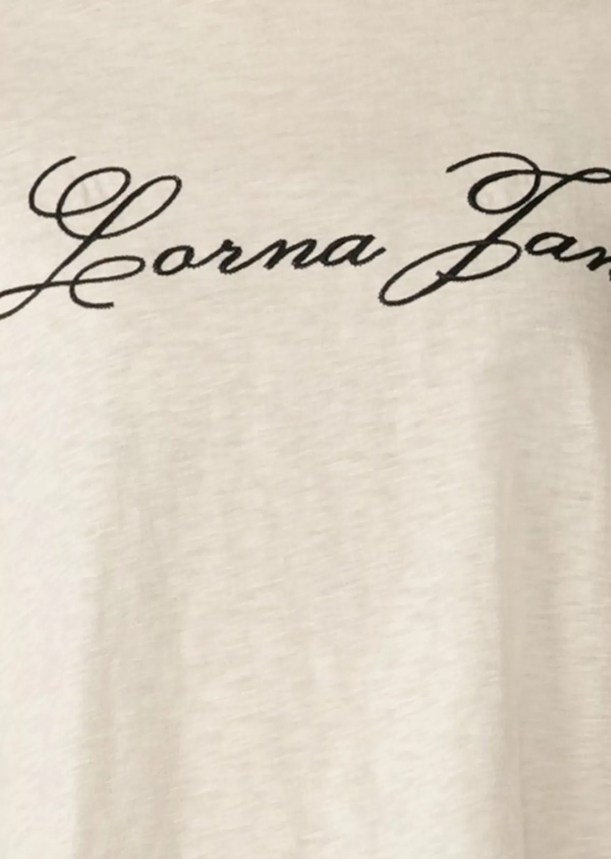 Lorna Jane Tops & Tees*LJC Heritage Textured T-Shirt Cream
