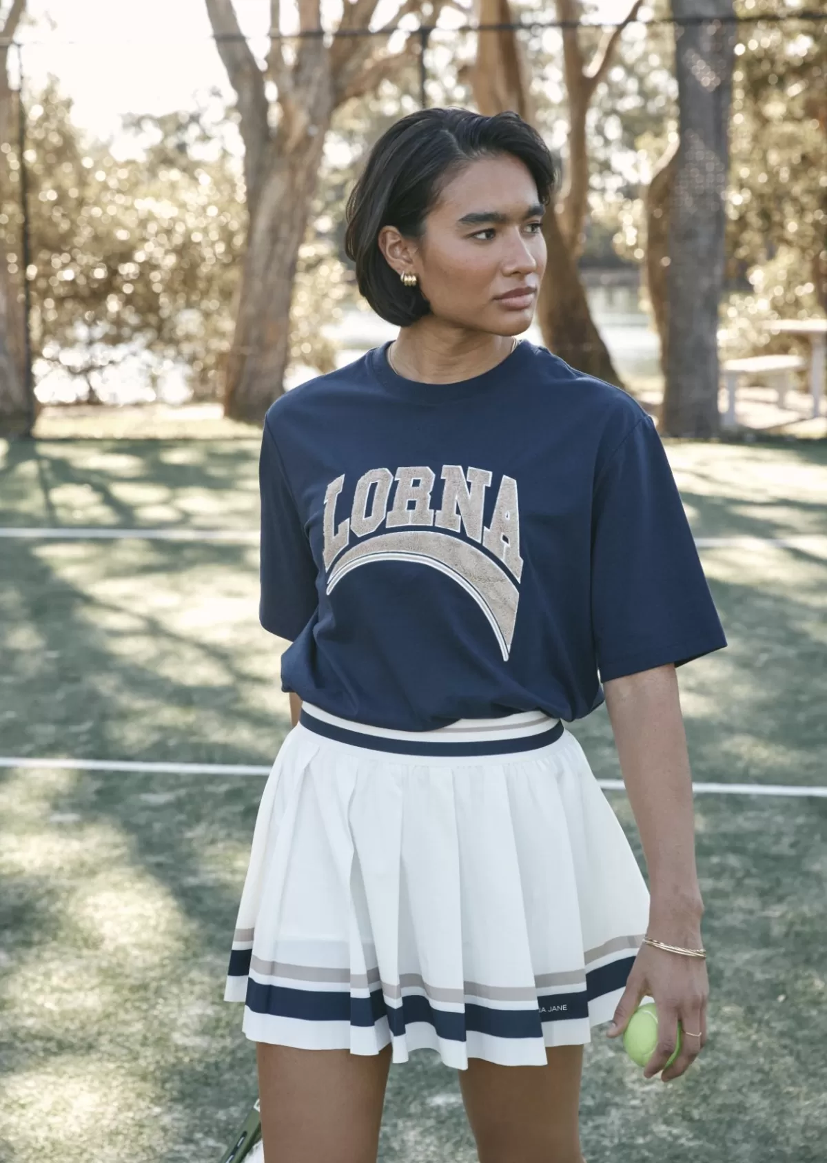 Lorna Jane Tops & Tees*Lorna Cheer Relaxed T-Shirt FrenchNavy