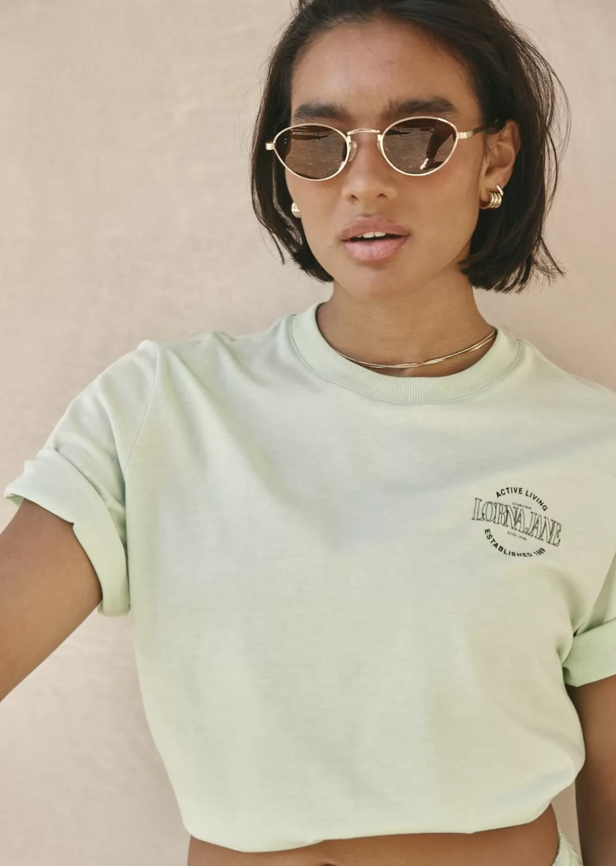 Lorna Jane Tops & Tees*Weekender Relaxed T-Shirt IceGreen