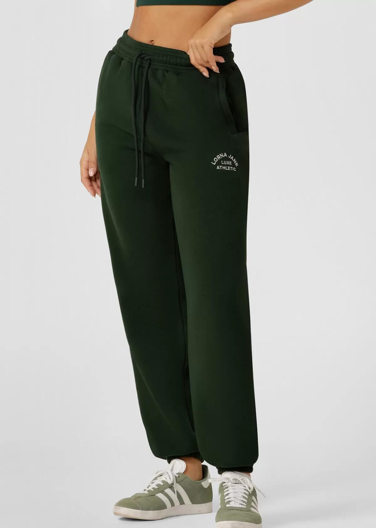 Lorna Jane Pants*Lotus Limited Edition Track Pant DarkGreen