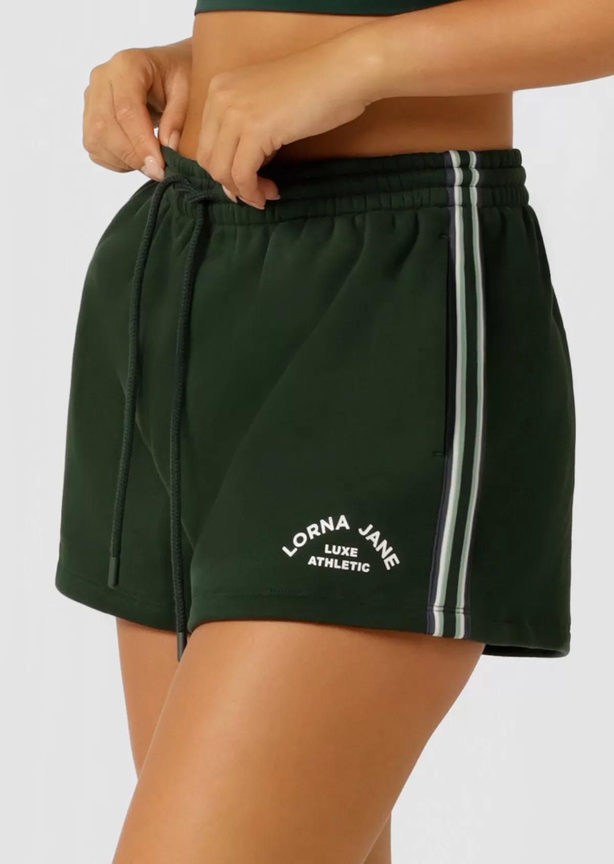 Lorna Jane Shorts*Lotus Limited Edition Weekender Short DarkGreen