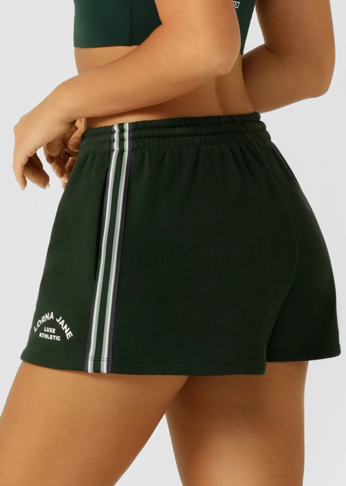 Lorna Jane Shorts*Lotus Limited Edition Weekender Short DarkGreen