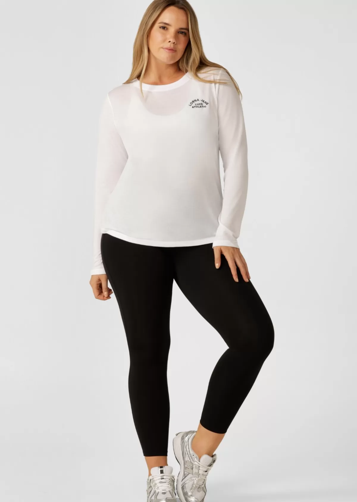 Lorna Jane Tops & Tees | Long Sleeve Tops*Lotus Long Sleeve Top White