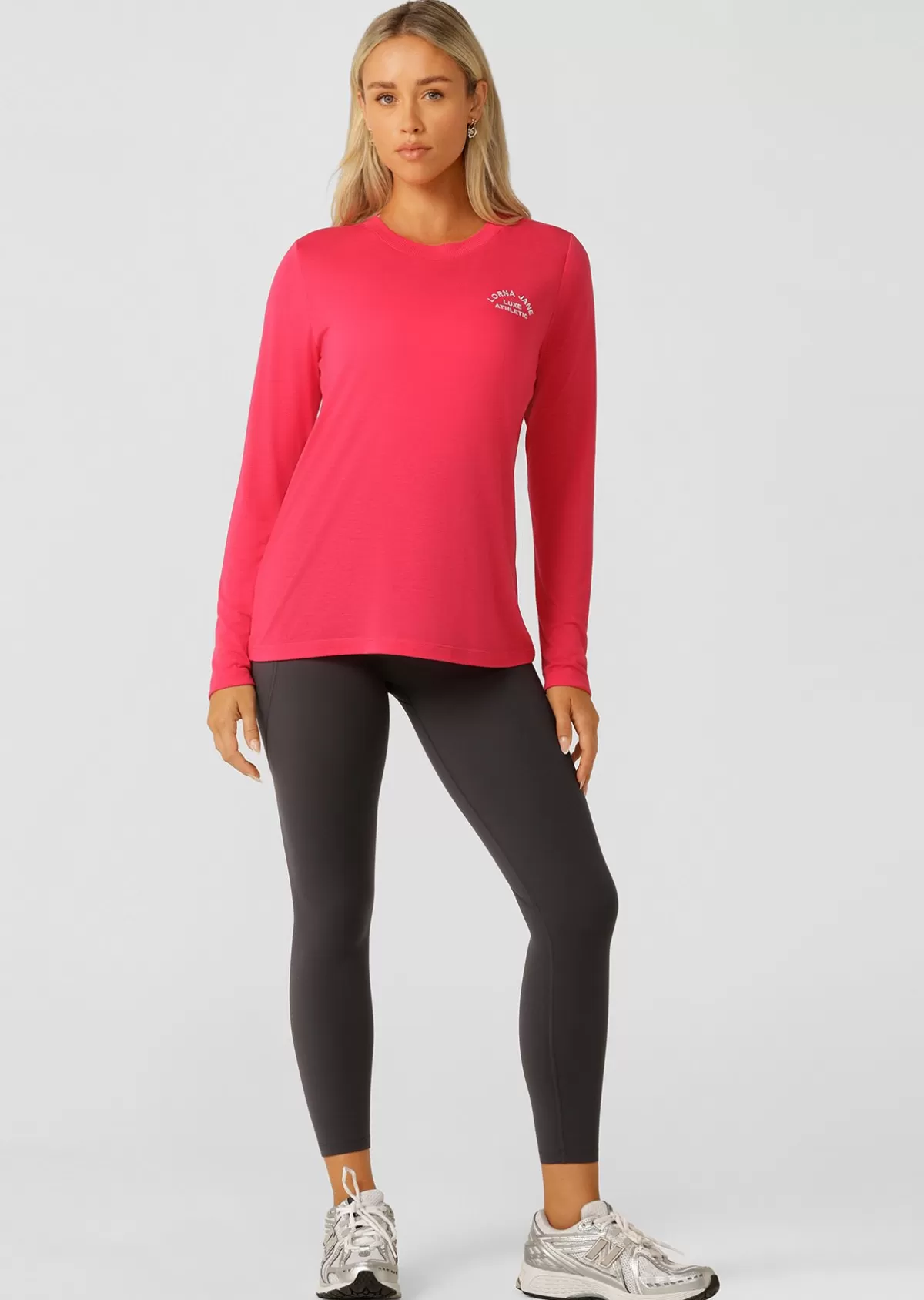 Lorna Jane Tops & Tees | Long Sleeve Tops*Lotus Long Sleeve Top NeonRaspberry