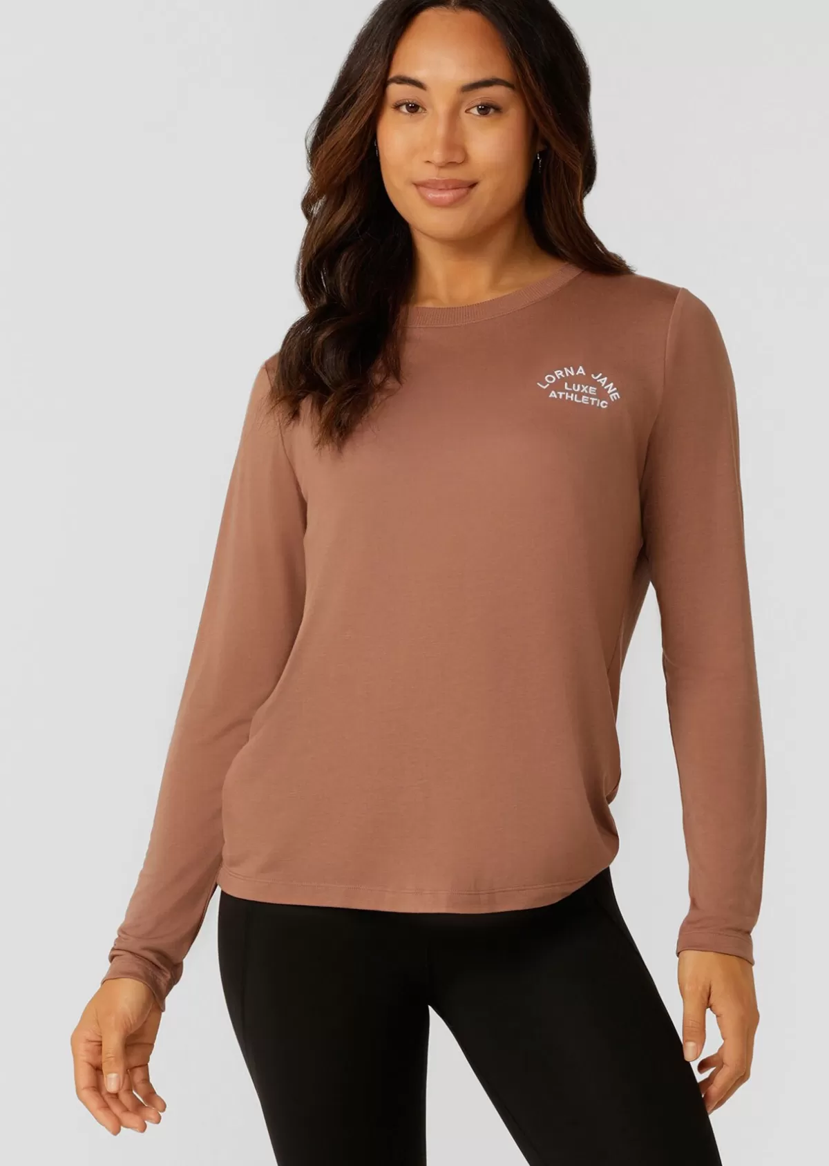 Lorna Jane Tops & Tees | Long Sleeve Tops*Lotus Long Sleeve Top Clove