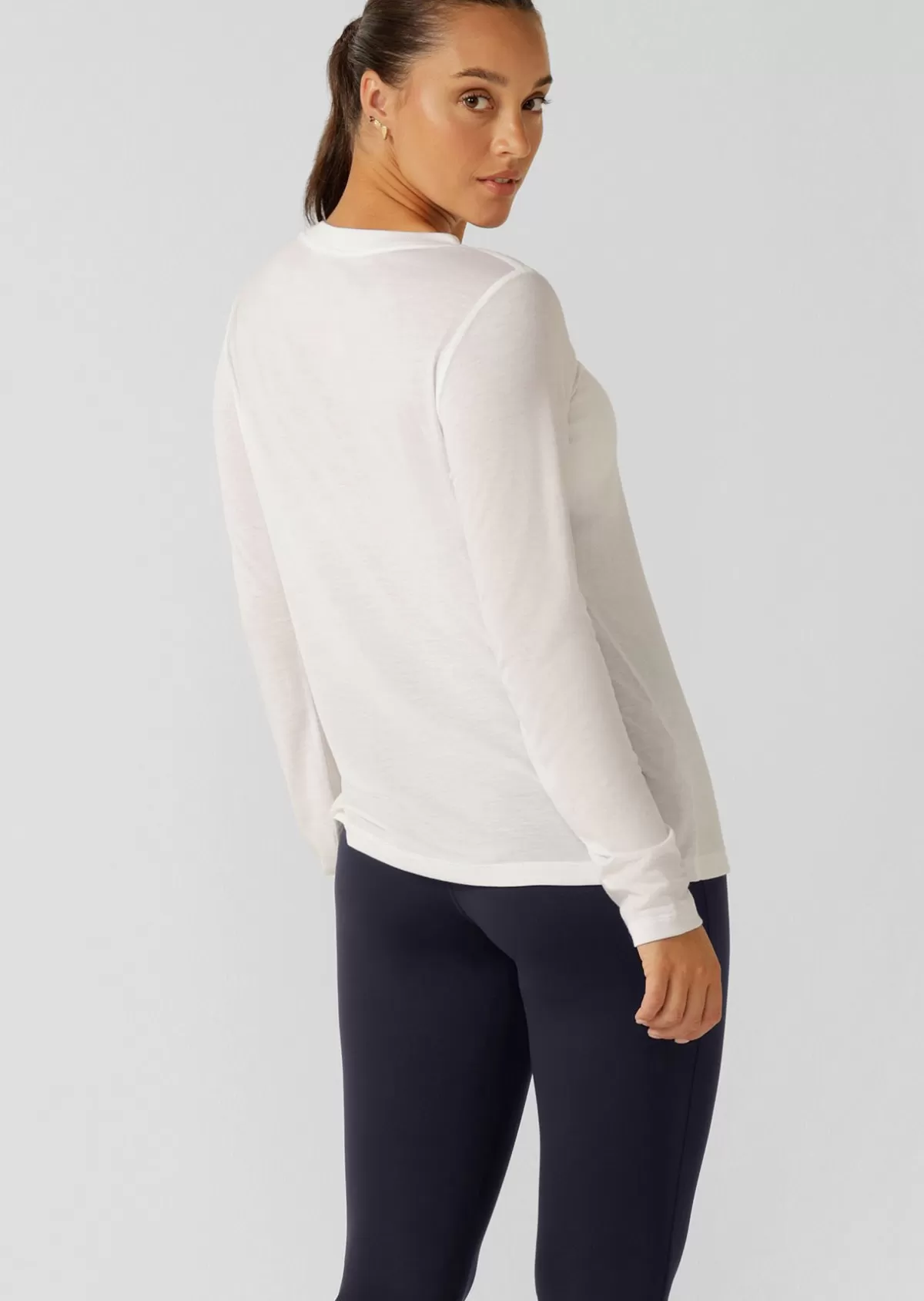 Lorna Jane Tops & Tees | Long Sleeve Tops*Lotus Long Sleeve Top White