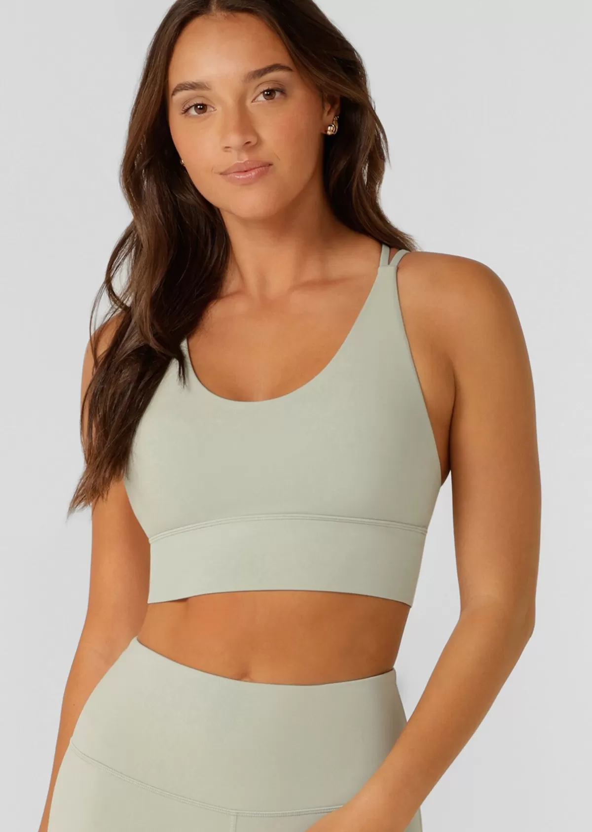 Lorna Jane Sports Bras*Lotus Longline Sports Bra IcedMatcha