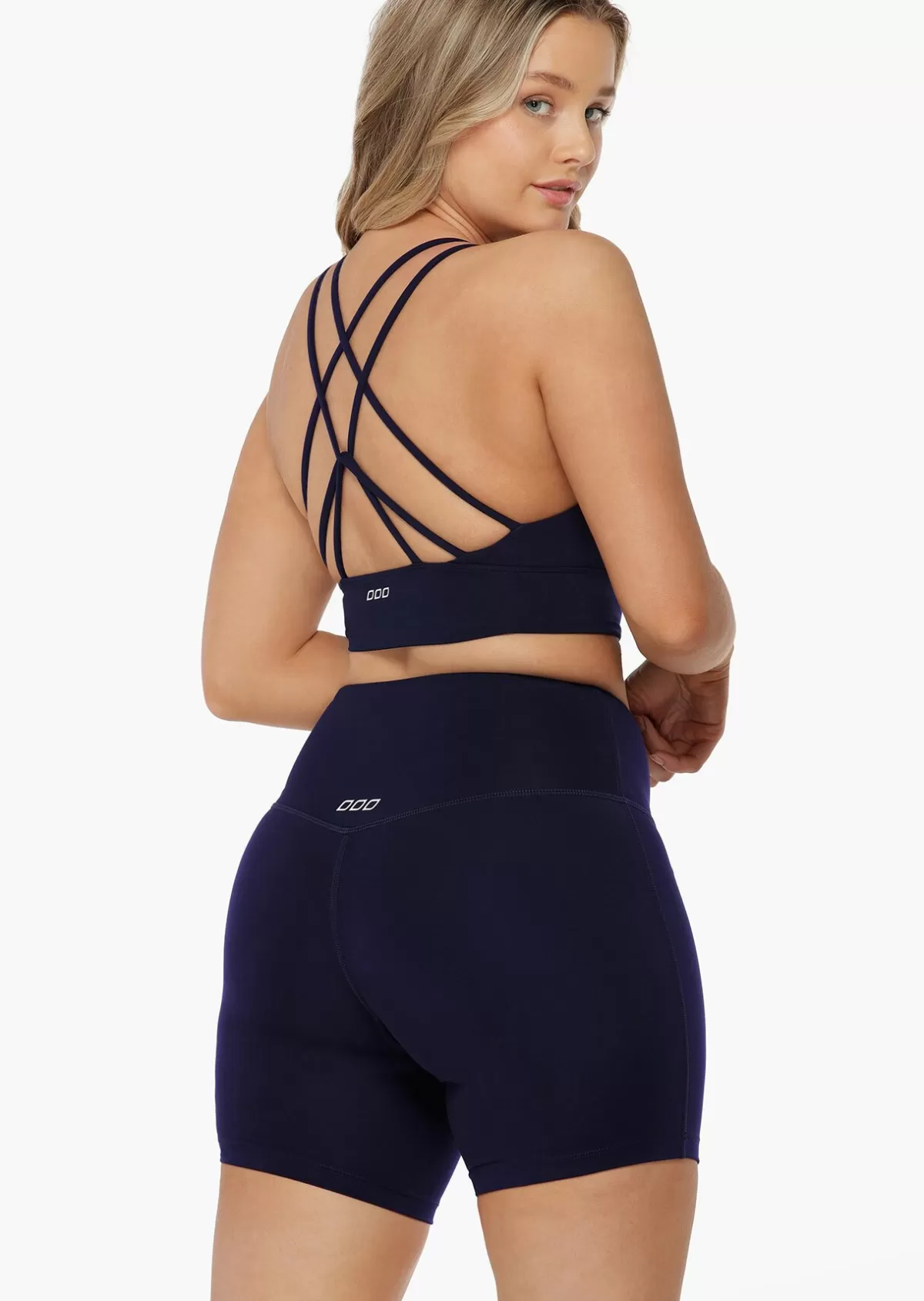 Lorna Jane Sports Bras*Lotus Longline Sports Bra FrenchNavy