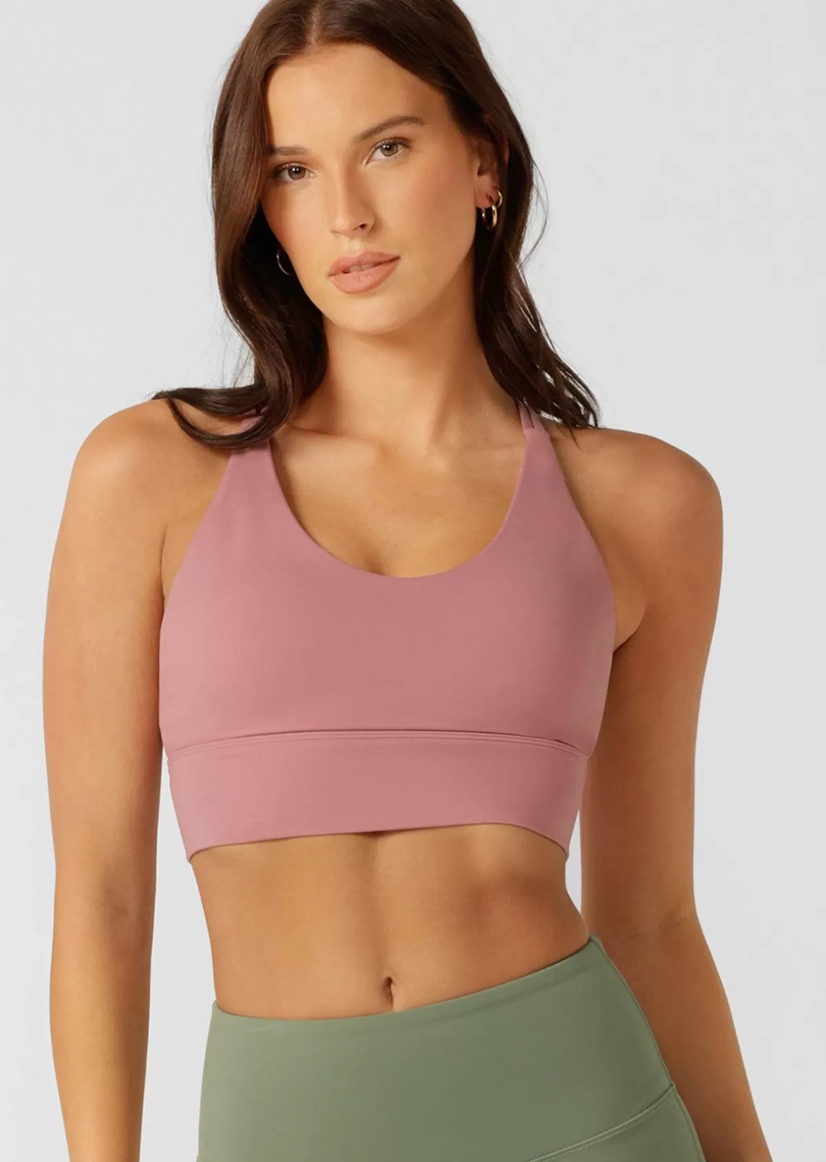 Lorna Jane Sports Bras*Lotus Longline Sports Bra WildRose