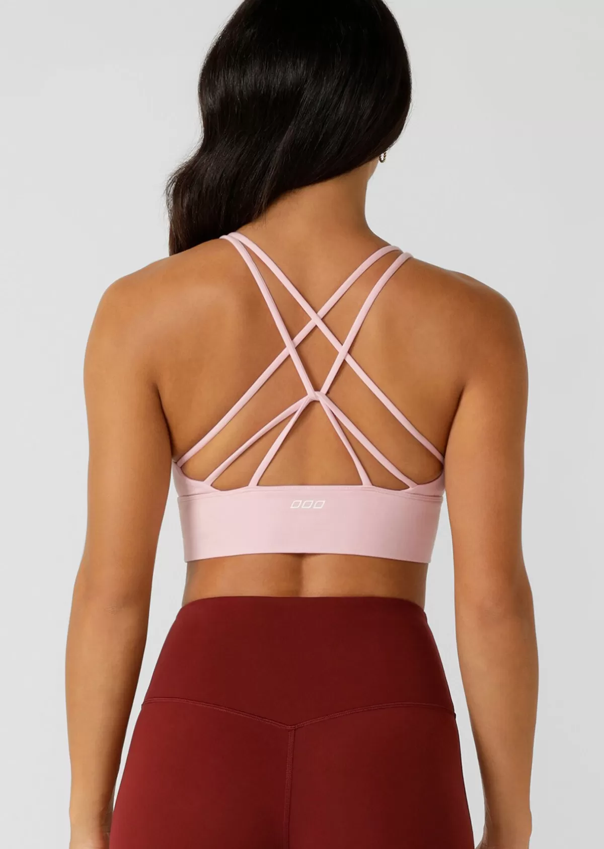 Lorna Jane Sports Bras*Lotus Longline Sports Bra SweetPink