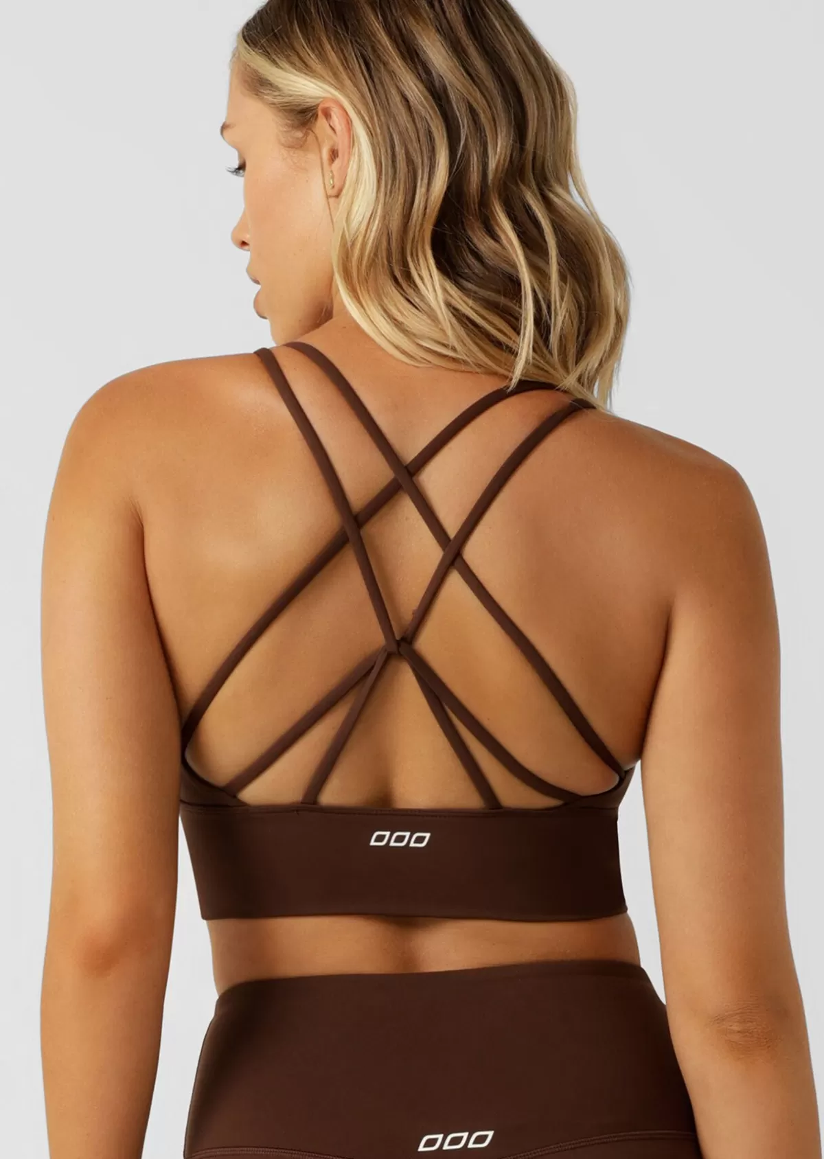 Lorna Jane Sports Bras*Lotus Longline Sports Bra Espresso