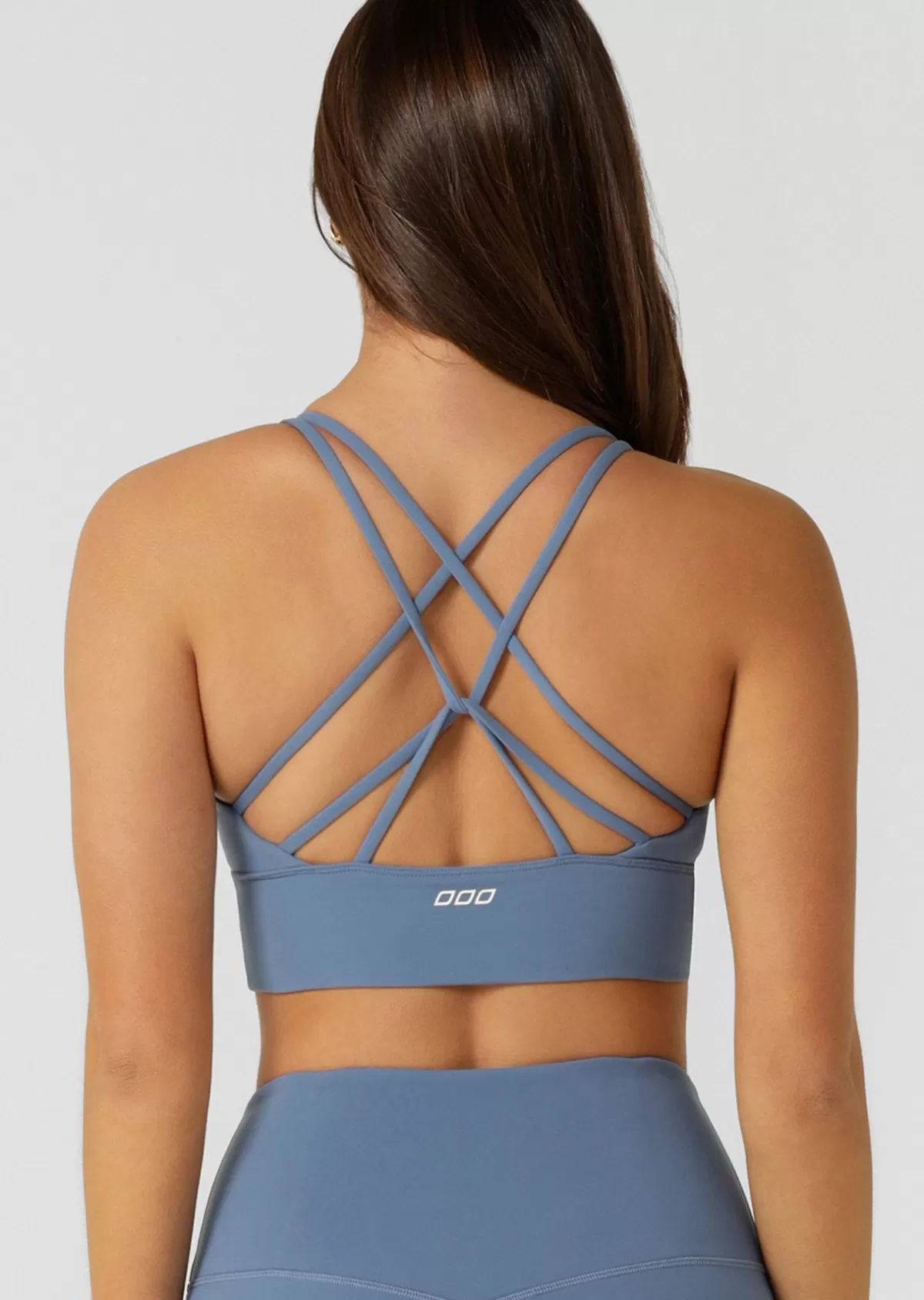 Lorna Jane Sports Bras*Lotus Longline Sports Bra MoonlightBlue