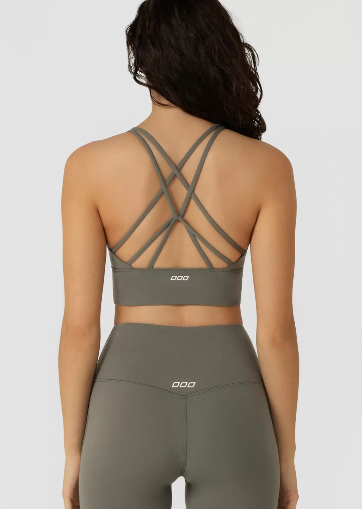 Lorna Jane Sports Bras*Lotus Longline Sports Bra AgaveGreen