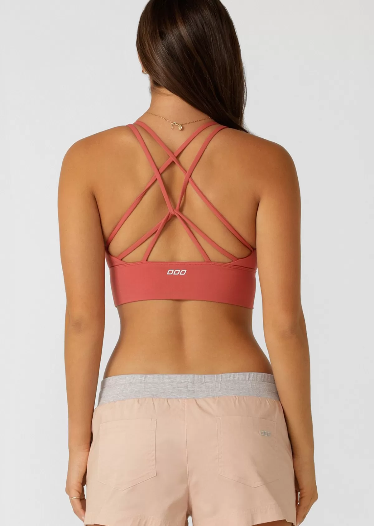 Lorna Jane Sports Bras*Lotus Longline Sports Bra Earth