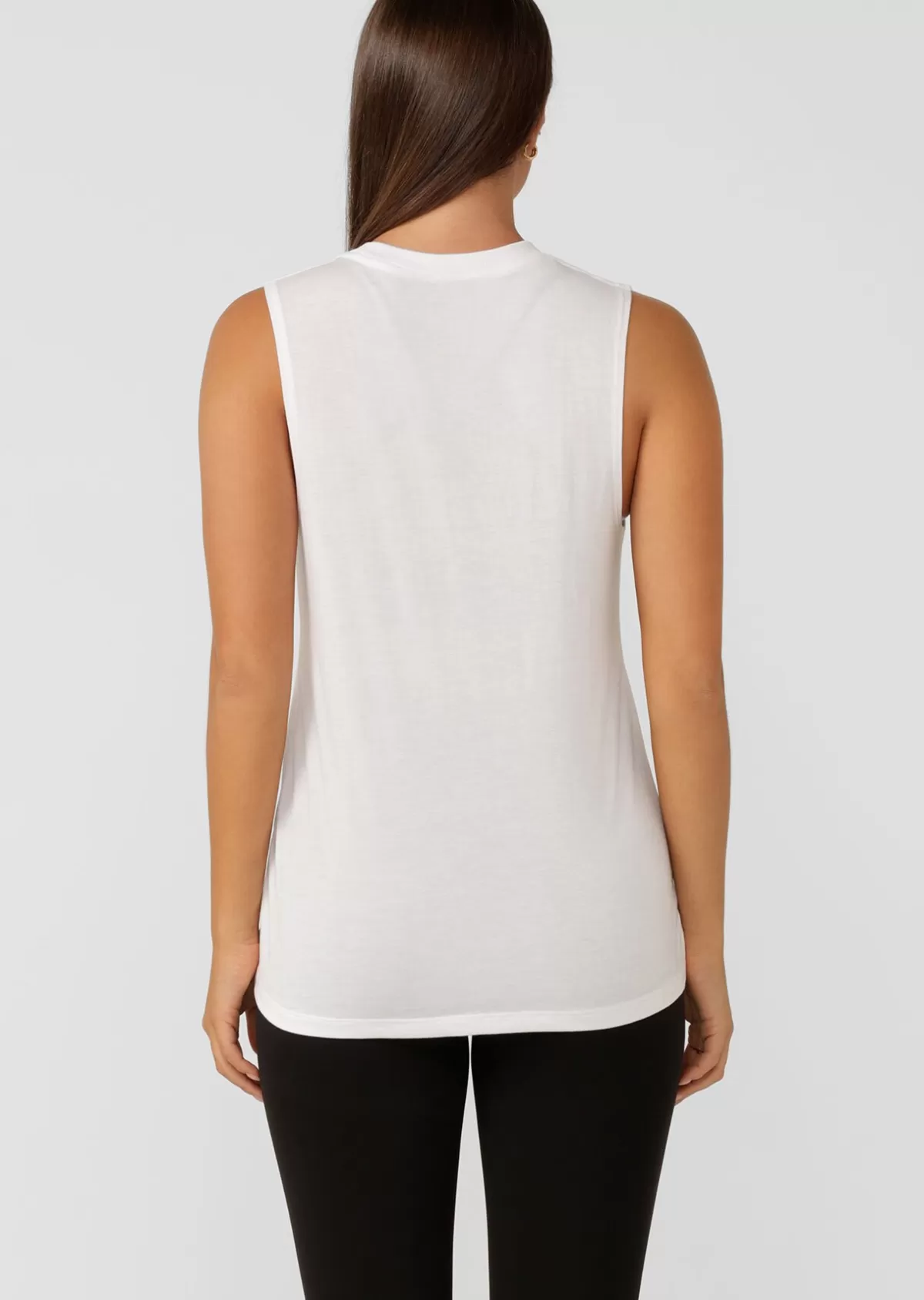 Lorna Jane Tanks | Muscle Tanks*Lotus Muscle Tank White