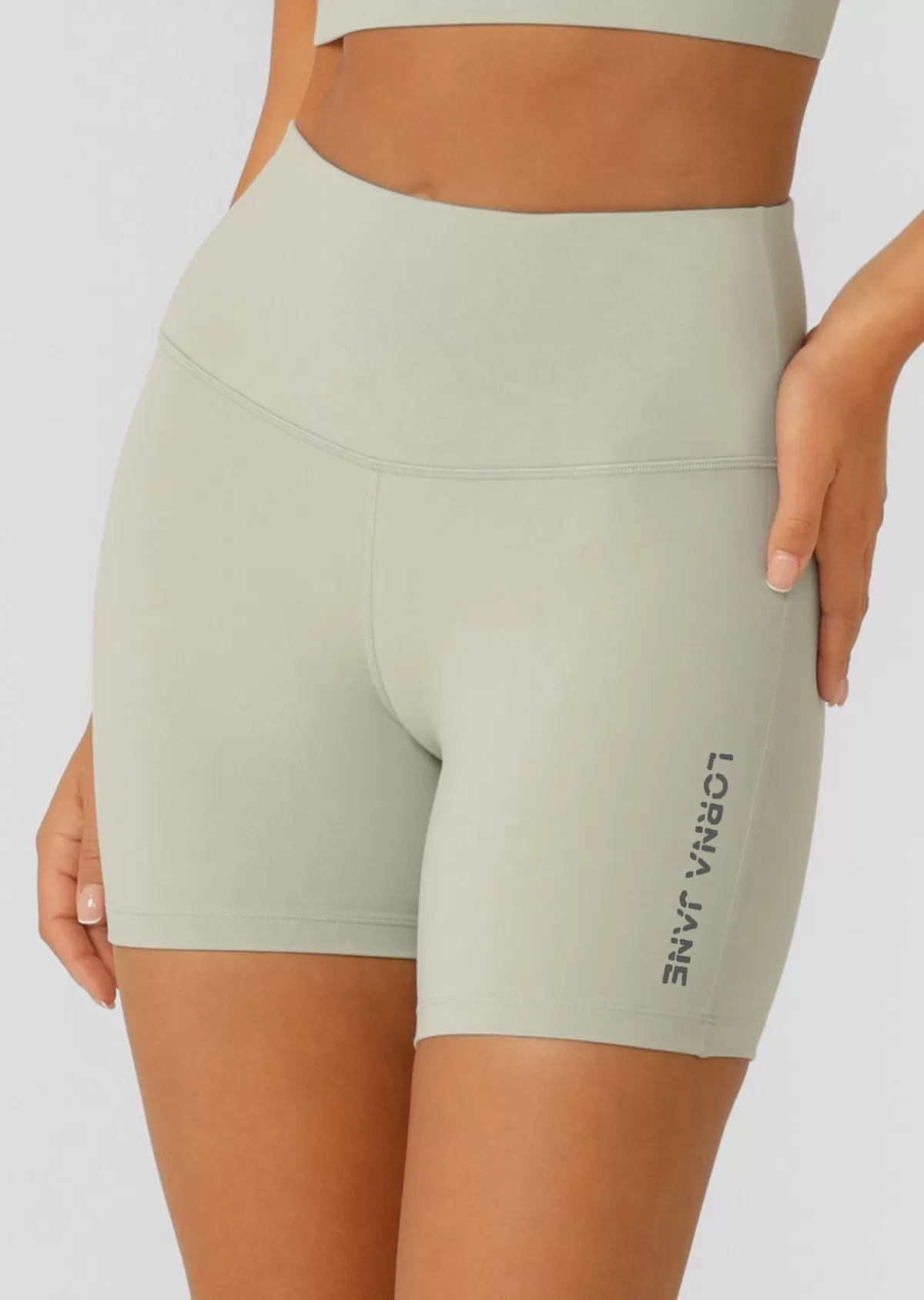 Lorna Jane Shorts | Bike Shorts*Lotus No Chafe 16cm Bike Shorts IcedMatcha