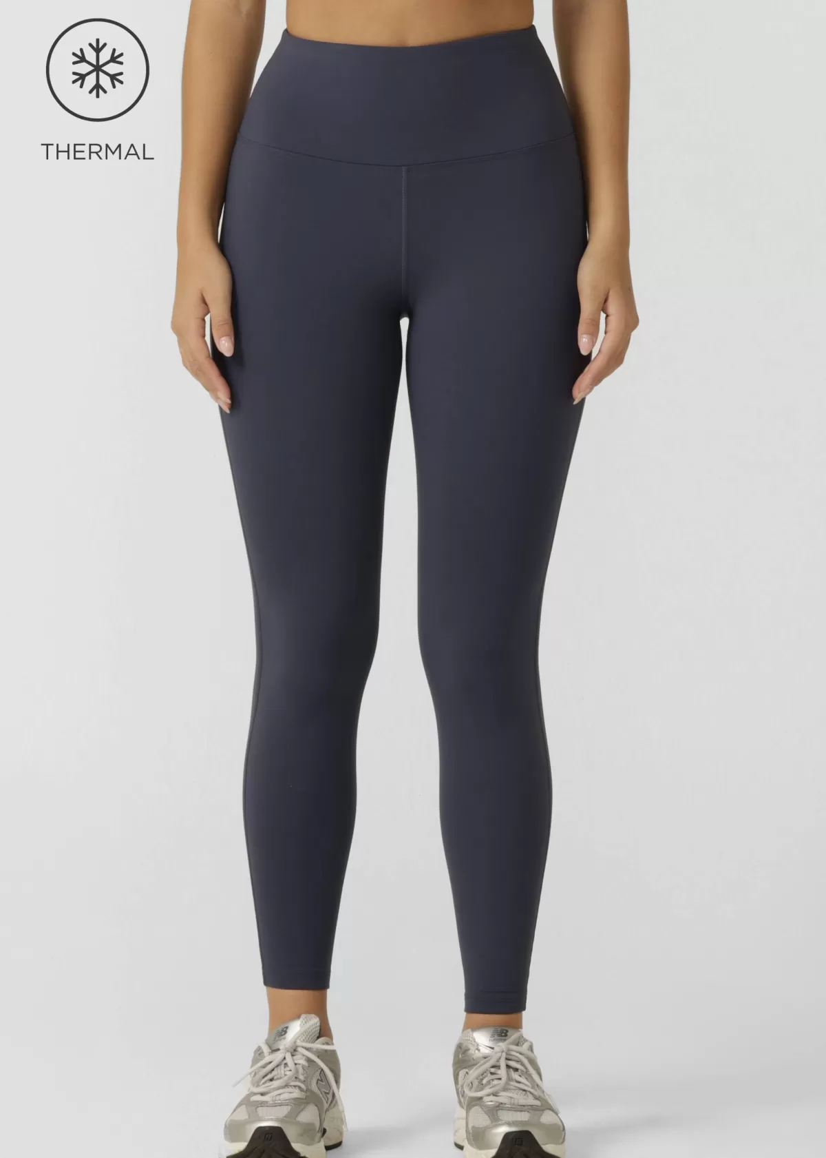 Lorna Jane Tights And Leggings | Thermal*Lotus Thermal No Chafe Full Length Leggings AshBlue