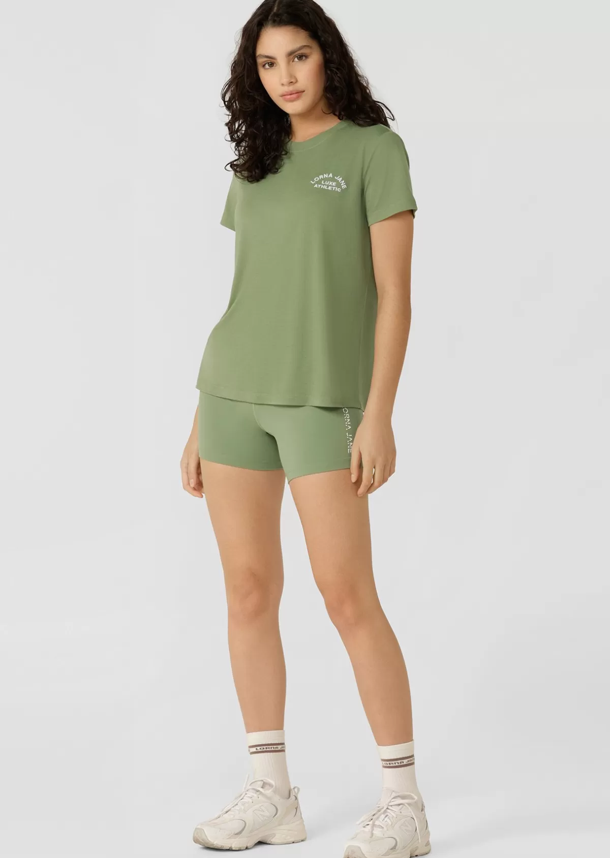 Lorna Jane Tops & Tees*Lotus T-Shirt GreenGoodness