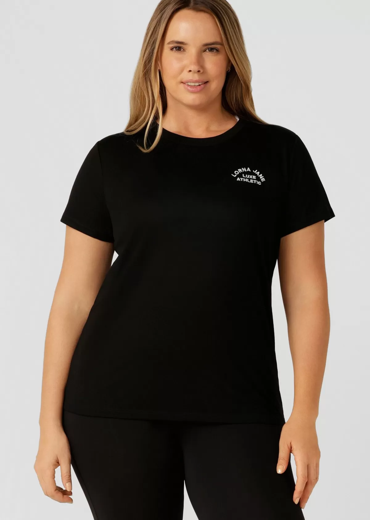 Lorna Jane Tops & Tees*Lotus T-Shirt Black